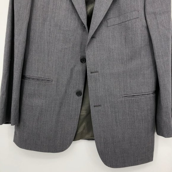 Pronto Uomo Gray 100% Wool Blazer | Classic Style - Picture 7 of 7
